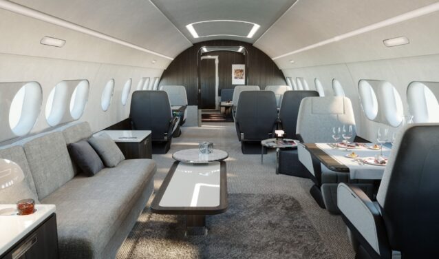 Modern Jet Cabin