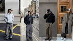 Man styling a hoodie with a jacket and cargo trousers in a 2026 urban look