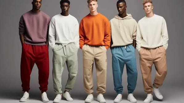 Man combining sweatpants and sneakers in a 2026 streetwear look